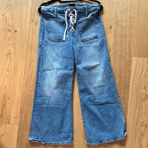 Mother Denim Lace Up Sailor Jean. Size 30